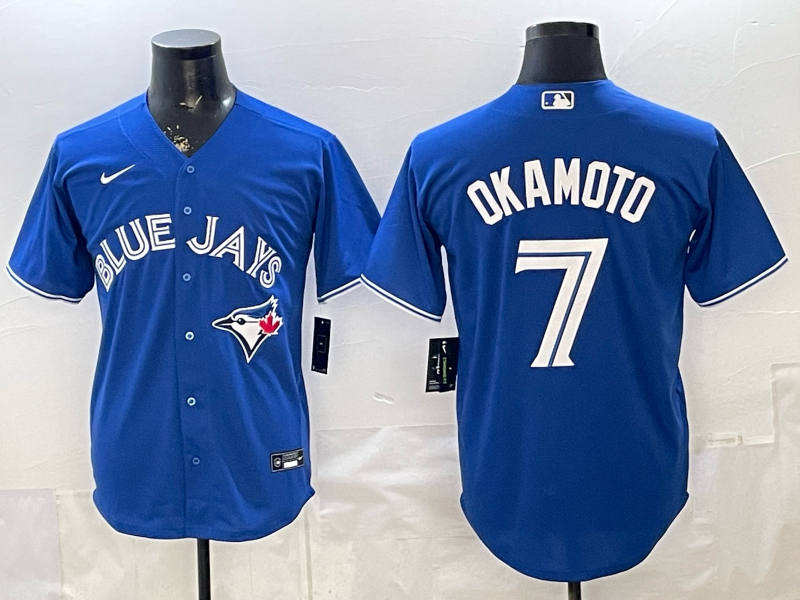 Men 2026 Toronto Blue Jays #7 Okamoto Blue Game Nike MLB Jersey 0410005